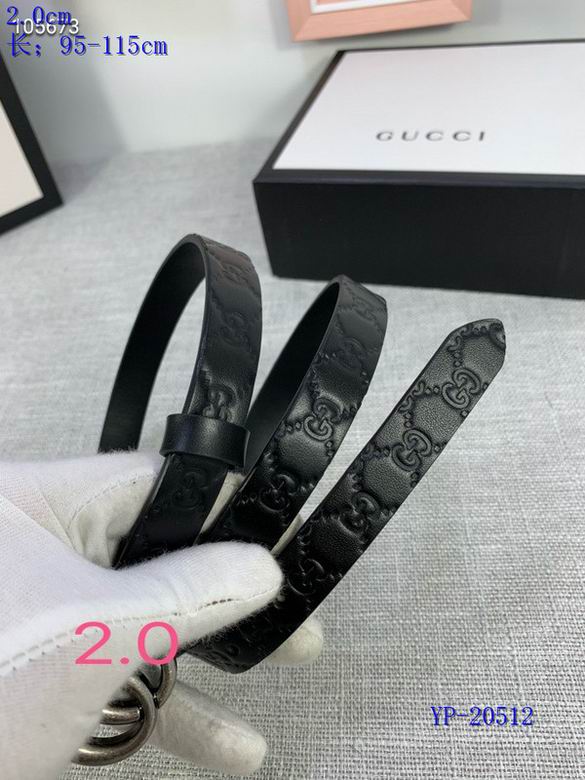 Gucci belt 20mm 95-115cm 8L (113)