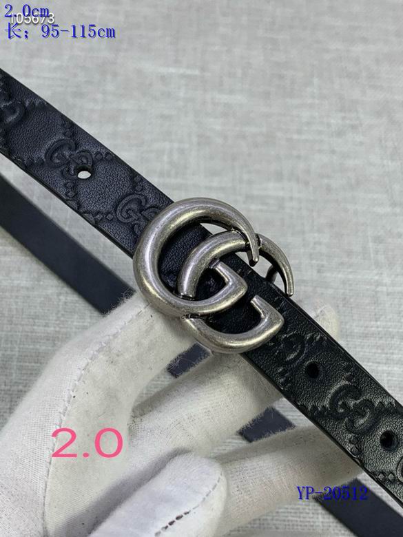 Gucci belt 20mm 95-115cm 8L (115)