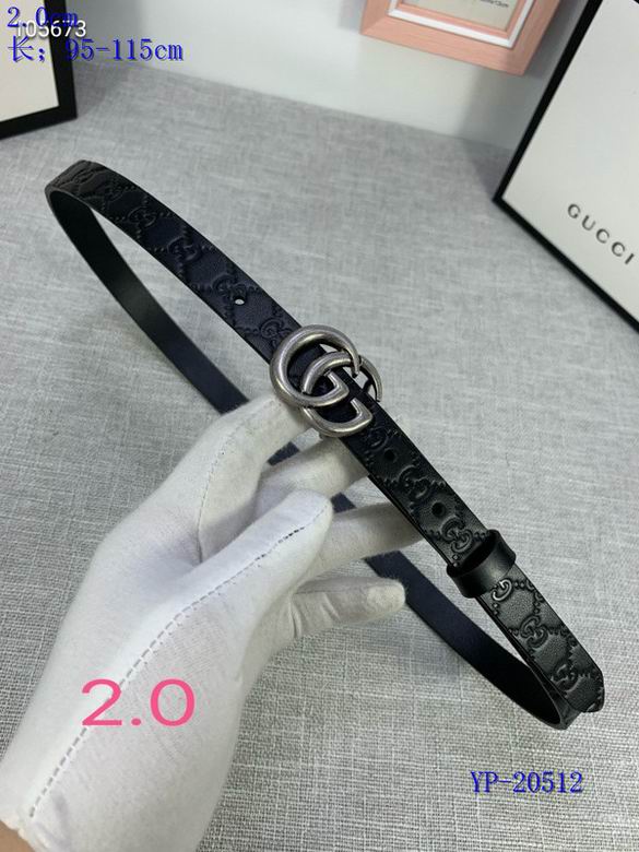 Gucci belt 20mm 95-115cm 8L (116)