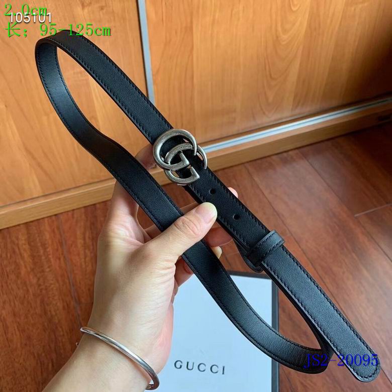 Gucci belt 20mm 95-125cm 8L (152)