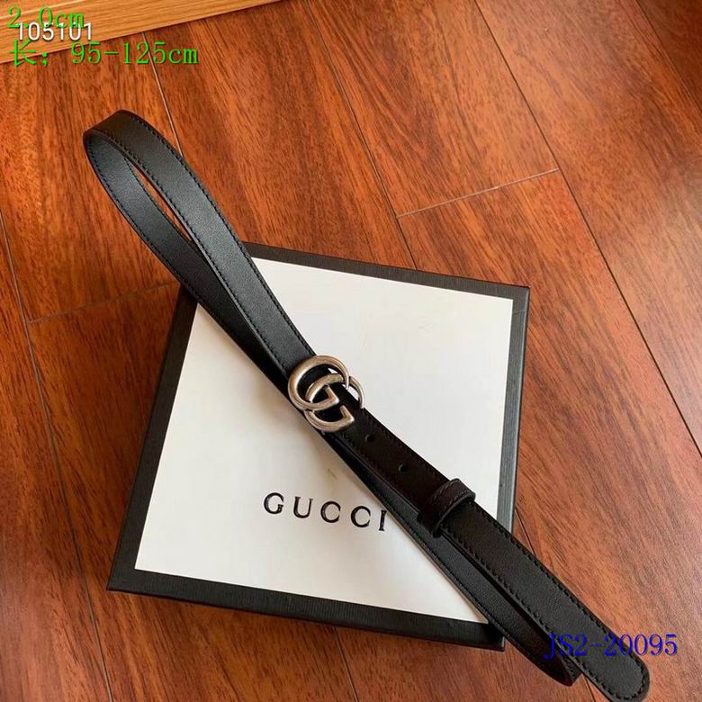 Gucci belt 20mm 95-125cm 8L (153)