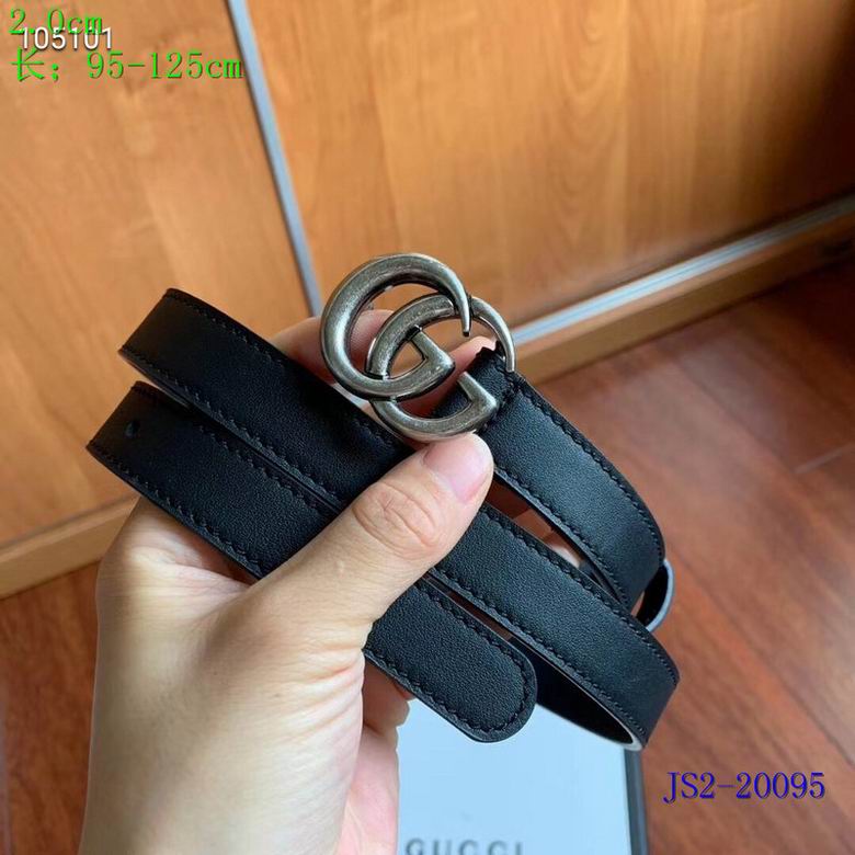 Gucci belt 20mm 95-125cm 8L (154)