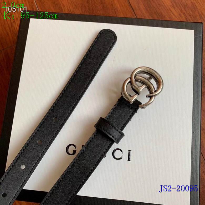 Gucci belt 20mm 95-125cm 8L (155)