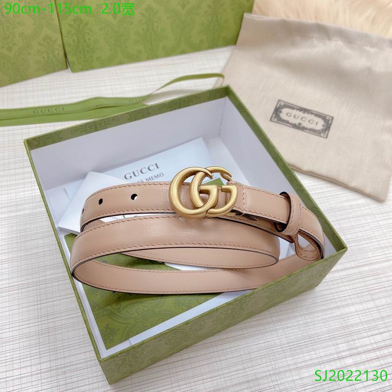 Gucci belt 20mmX90-115cm 7D04 (8)