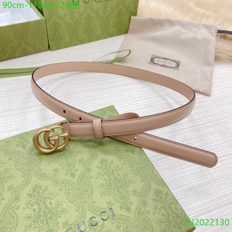 Gucci belt 20mmX90-115cm 7D04 (9)