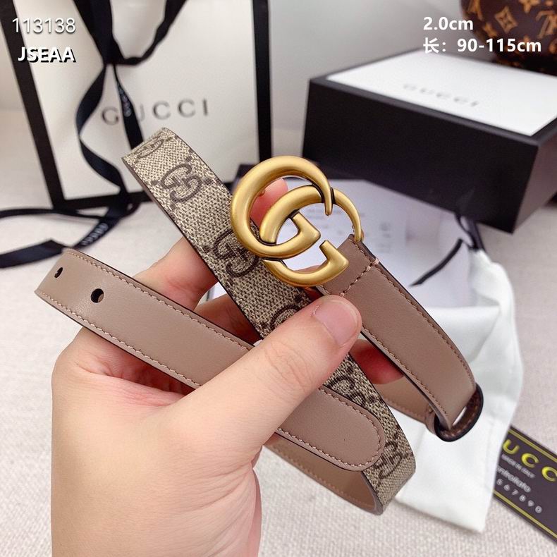 Gucci belt 20mmX90-115cm 8L (1)