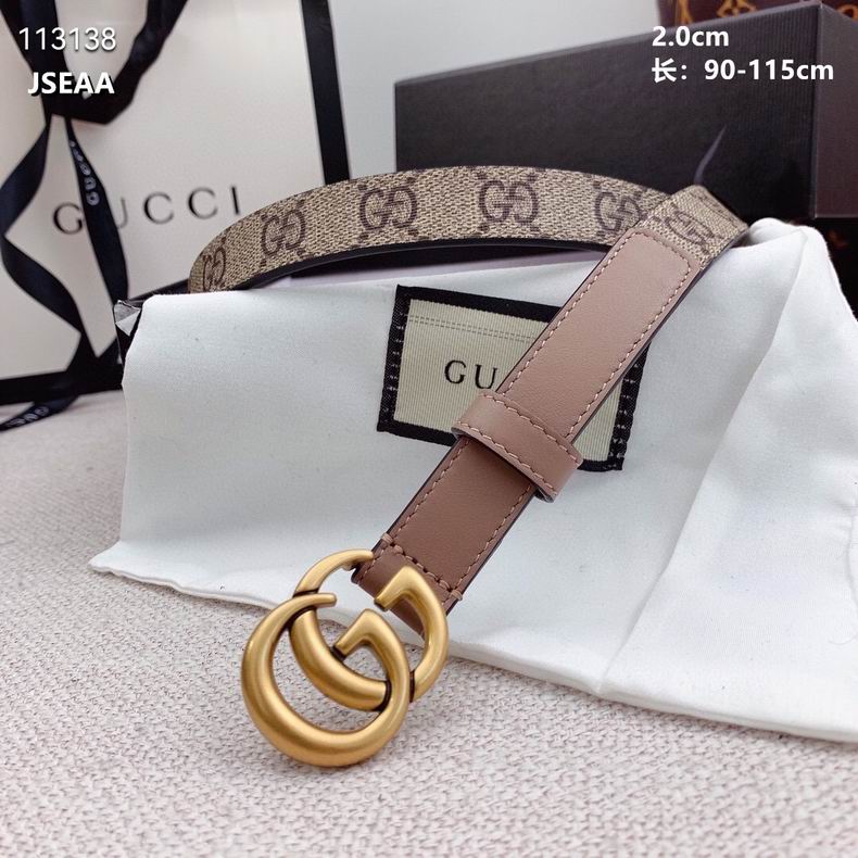 Gucci belt 20mmX90-115cm 8L (2)