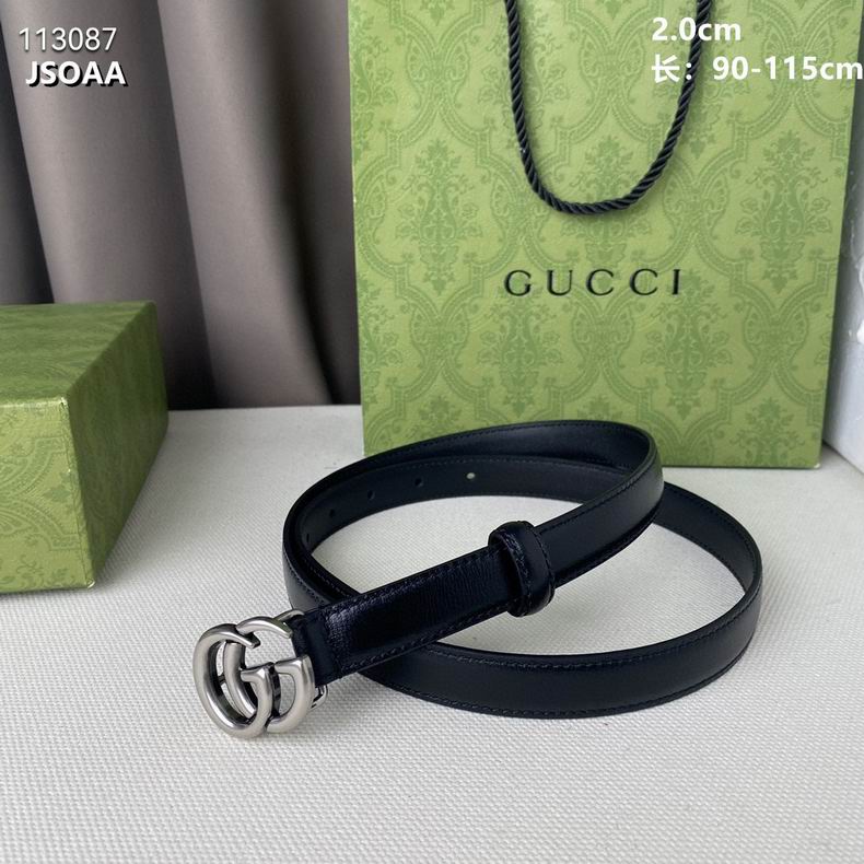 Gucci belt 20mmX90-115cm 8L (2)