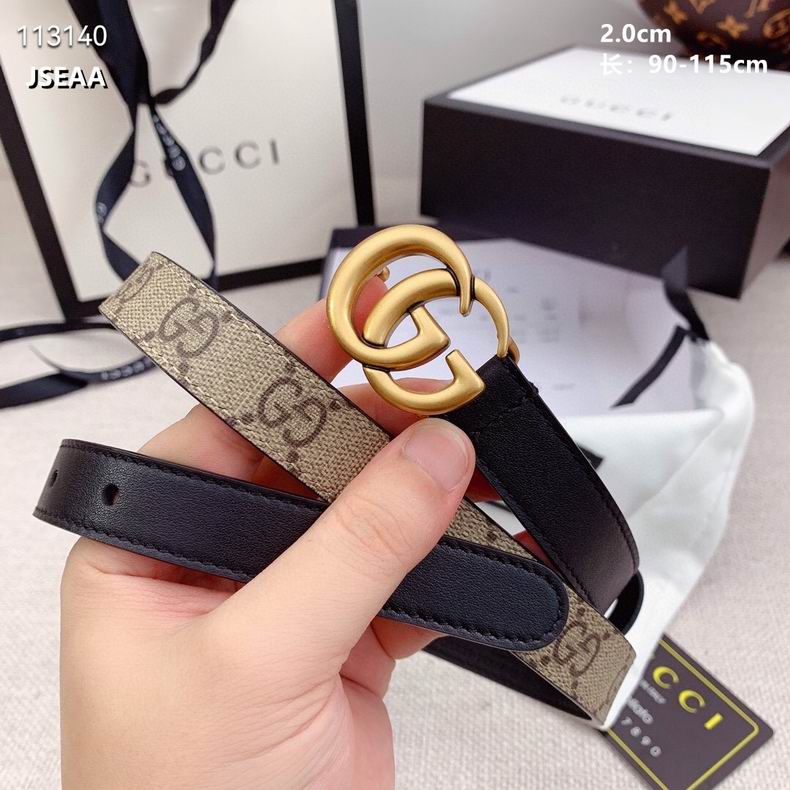 Gucci belt 20mmX90-115cm 8L (5)