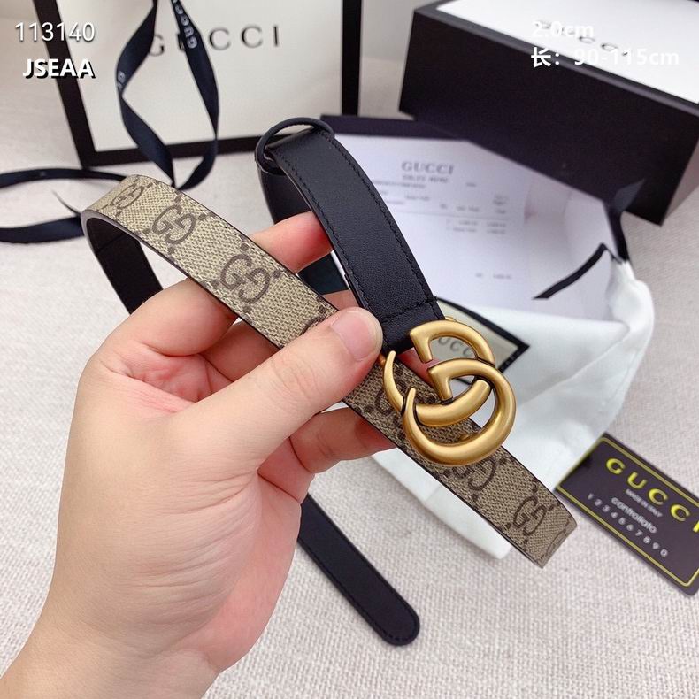 Gucci belt 20mmX90-115cm 8L (6)