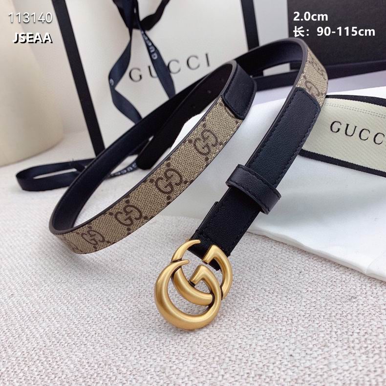 Gucci belt 20mmX90-115cm 8L (7)
