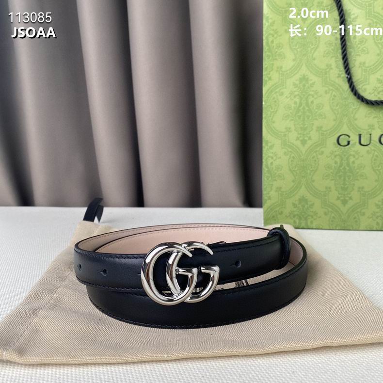 Gucci belt 20mmX90-115cm 8L04 (2)