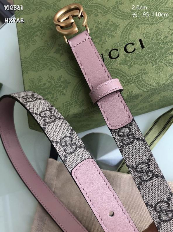 Gucci belt 20mmX95-110cm 8L09 (9)