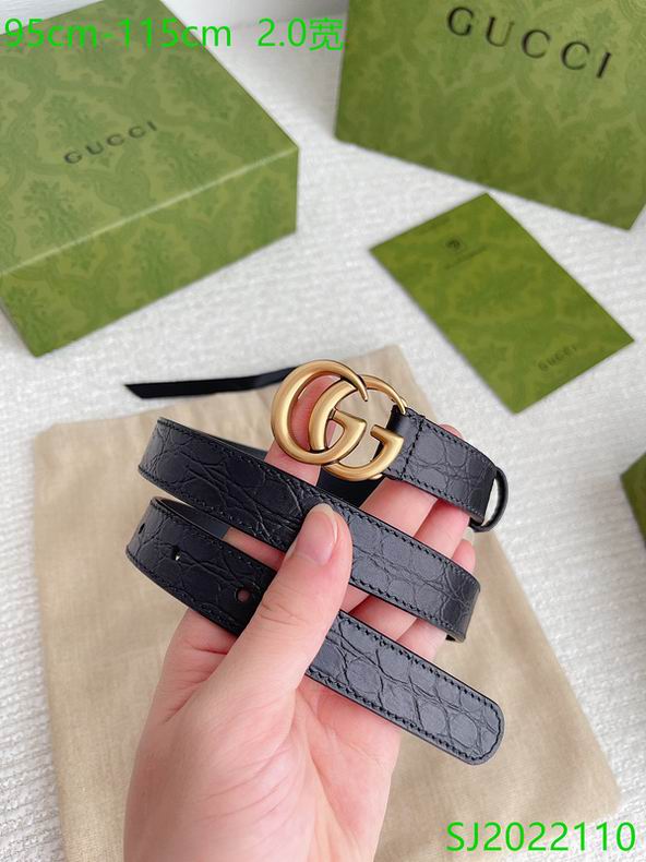 Gucci belt 20mmX95-115cm 7D (1)