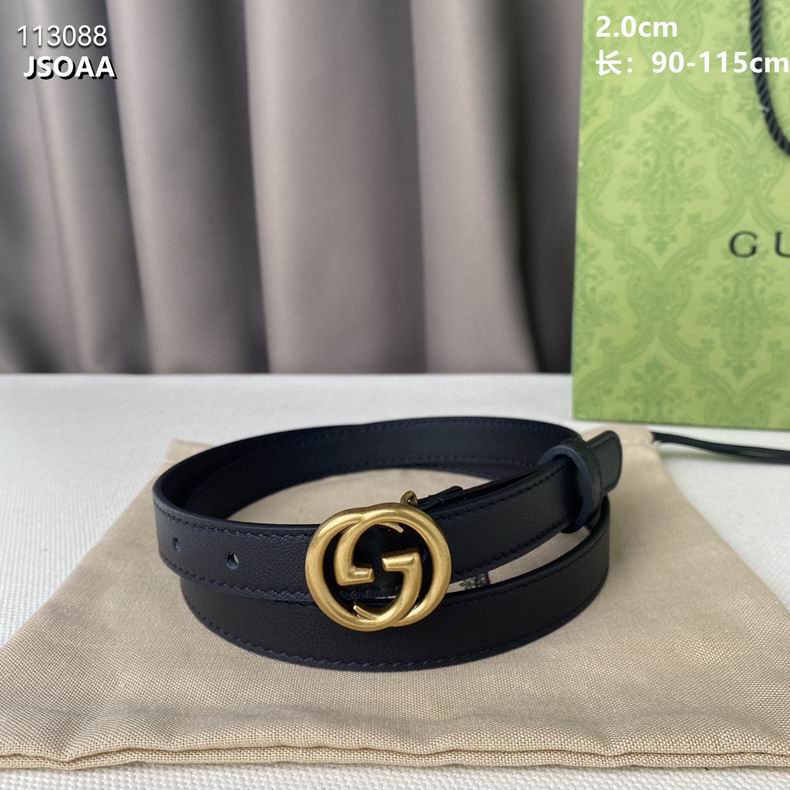 Gucci belt 20mmX95-115cm 8L (1)