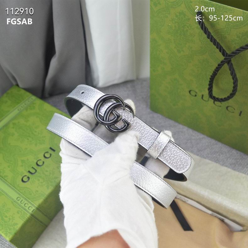 Gucci belt 20mmX95-125cm 8L (17)