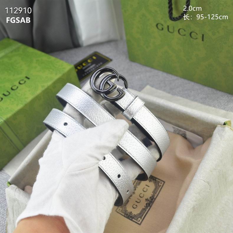 Gucci belt 20mmX95-125cm 8L (18)