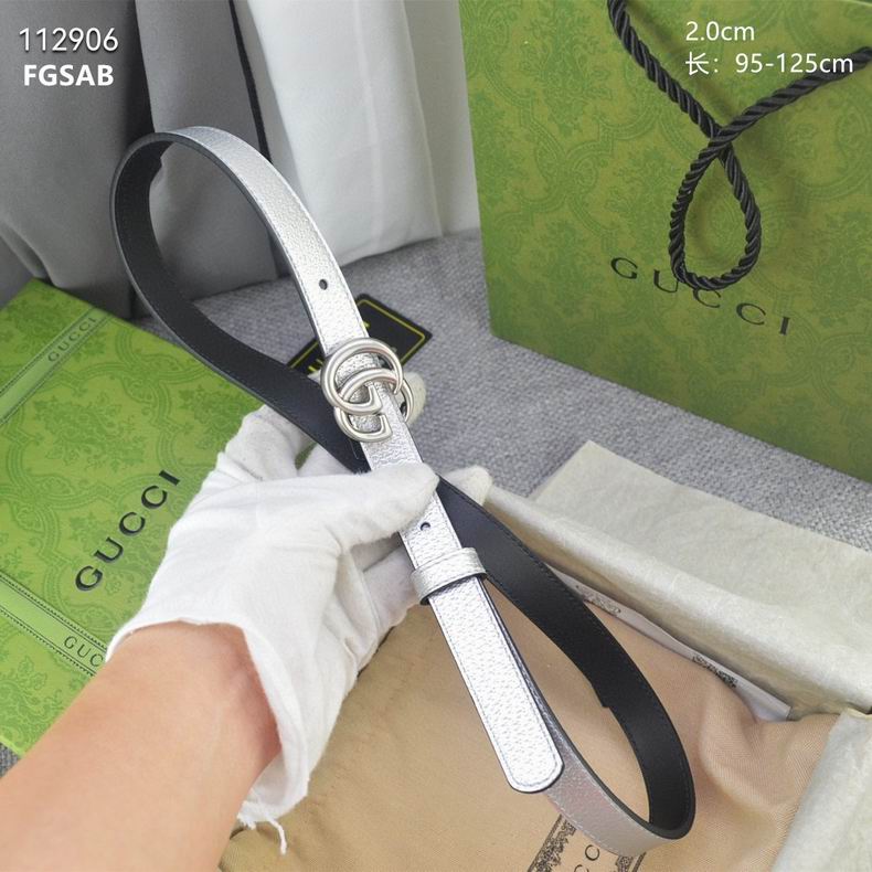 Gucci belt 20mmX95-125cm 8L (4)