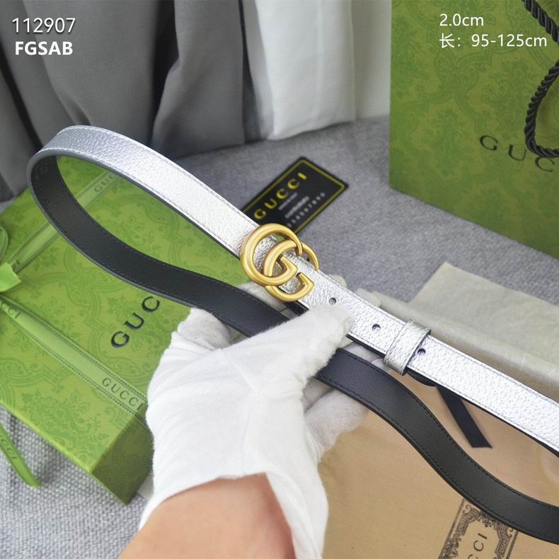Gucci belt 20mmX95-125cm 8L (6)