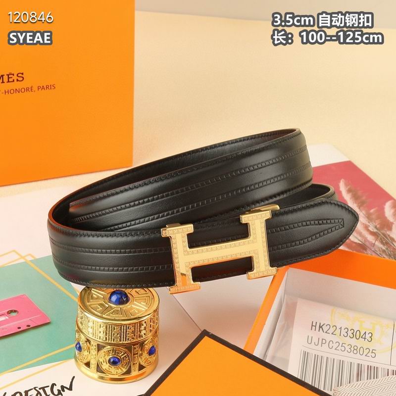 Hermes belt 自动带35mmX95-125cm 8L (49)