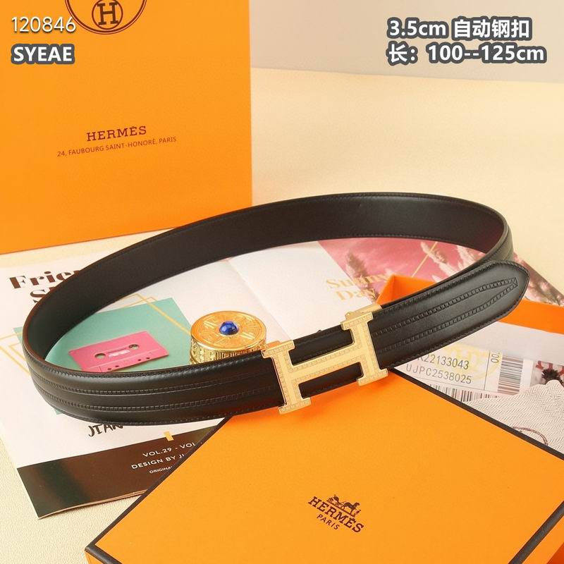 Hermes belt 自动带35mmX95-125cm 8L (50)