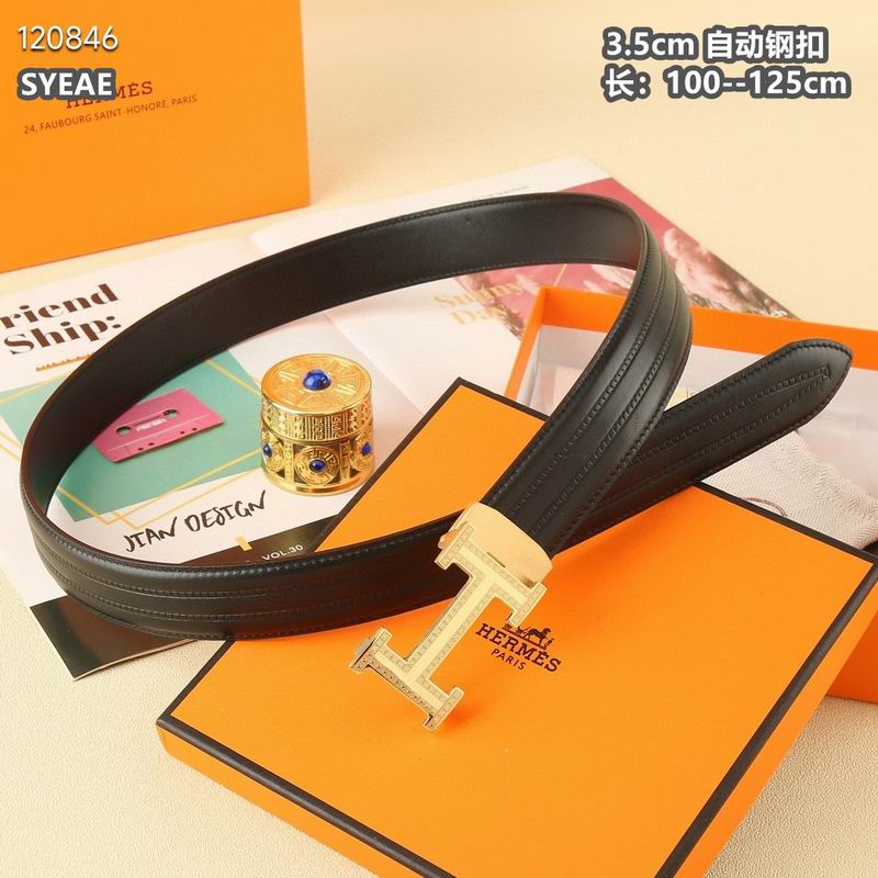 Hermes belt 自动带35mmX95-125cm 8L (51)