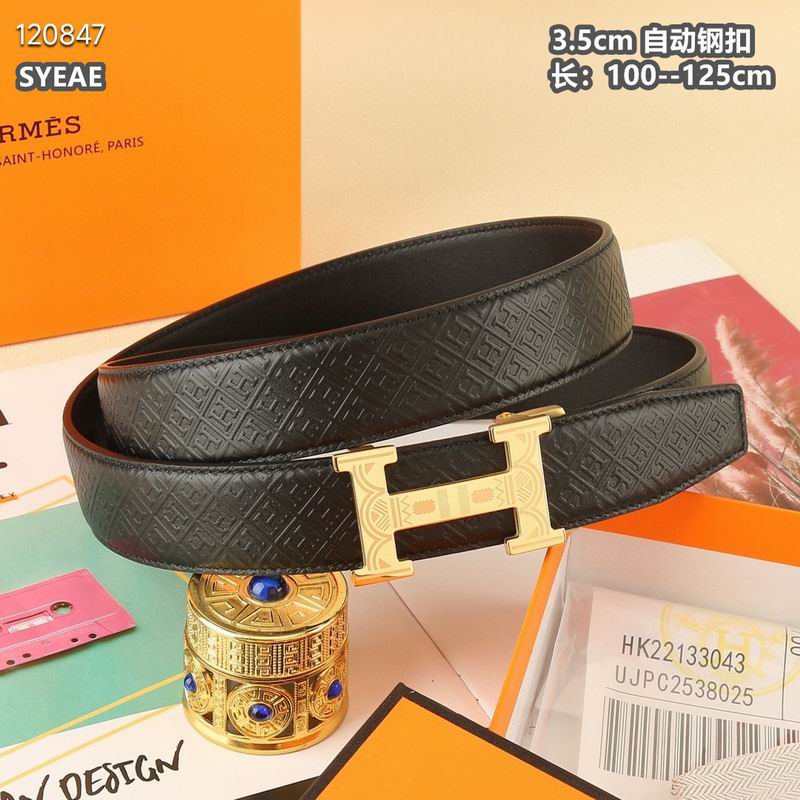 Hermes belt 自动带35mmX95-125cm 8L (58)