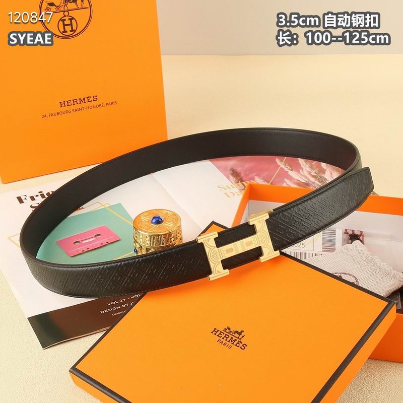 Hermes belt 自动带35mmX95-125cm 8L (59)