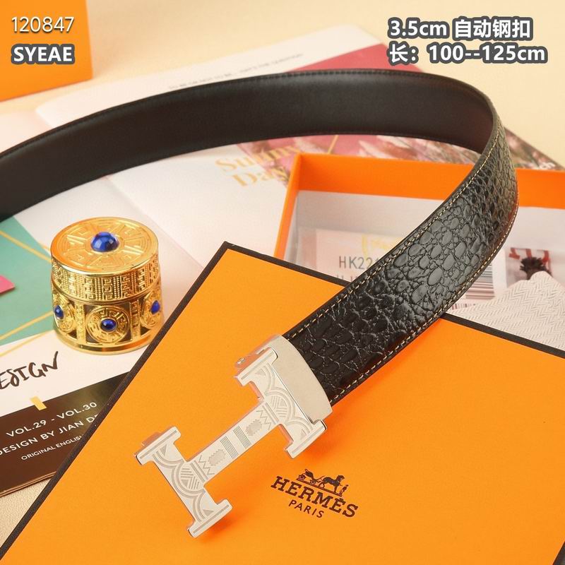 Hermes belt 自动带35mmX95-125cm 8L (60)