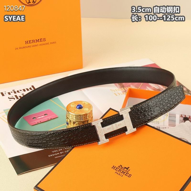 Hermes belt 自动带35mmX95-125cm 8L (62)