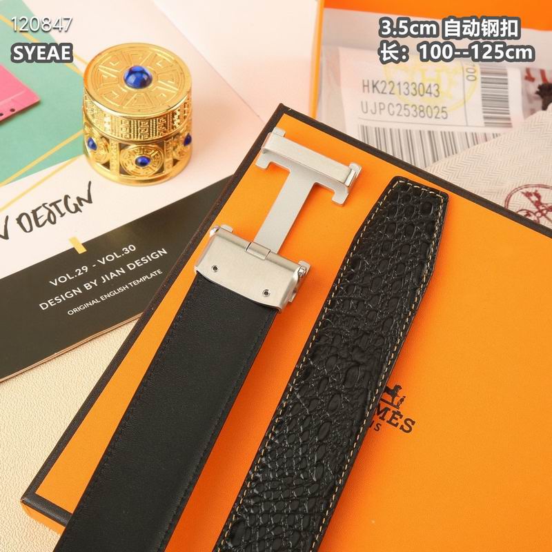 Hermes belt 自动带35mmX95-125cm 8L (63)