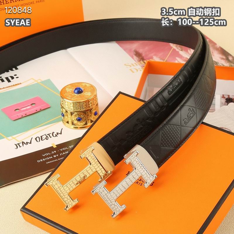 Hermes belt 自动带35mmX95-125cm 8L (64)