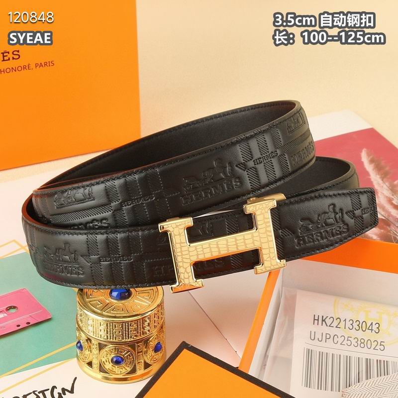 Hermes belt 自动带35mmX95-125cm 8L (66)