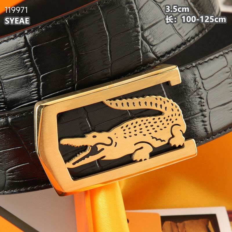 Lacoste belt 35mmX100-125cm 8L (19)