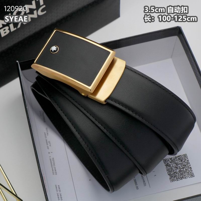 Montblanc belt 自动扣 35mmX100-125cm 8L (10)