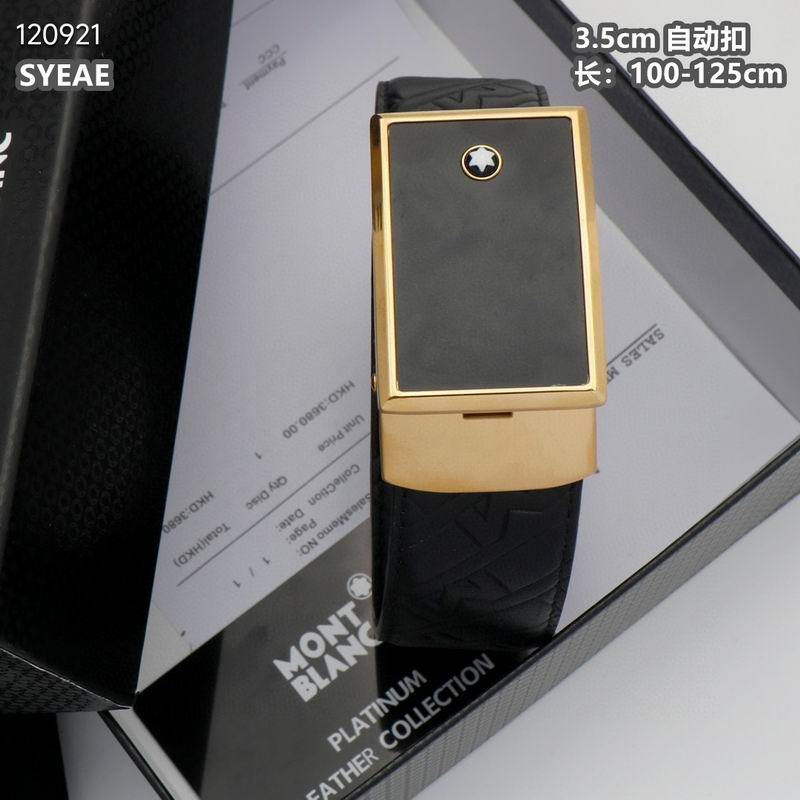 Montblanc belt 自动扣 35mmX100-125cm 8L (20)