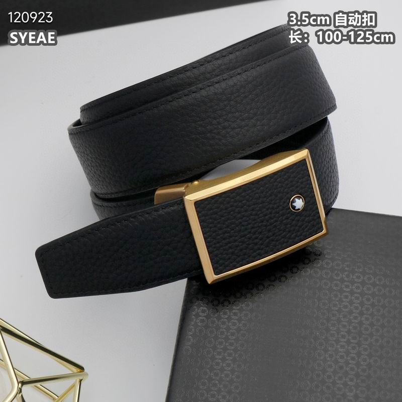 Montblanc belt 自动扣 35mmX100-125cm 8L (35)