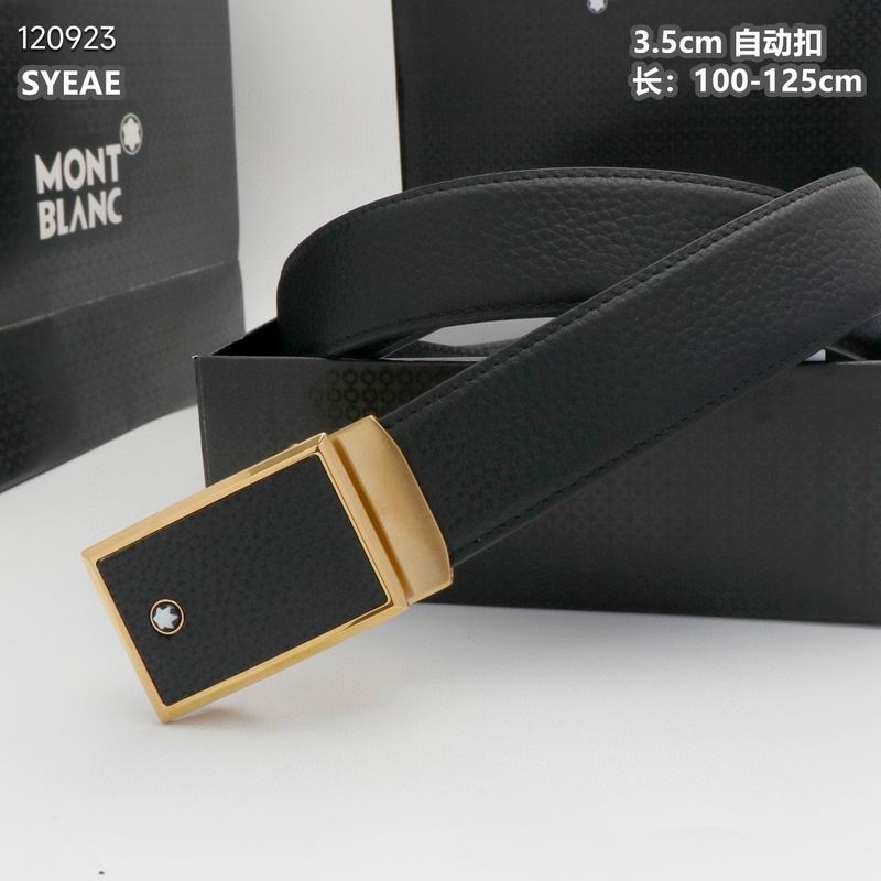 Montblanc belt 自动扣 35mmX100-125cm 8L (36)