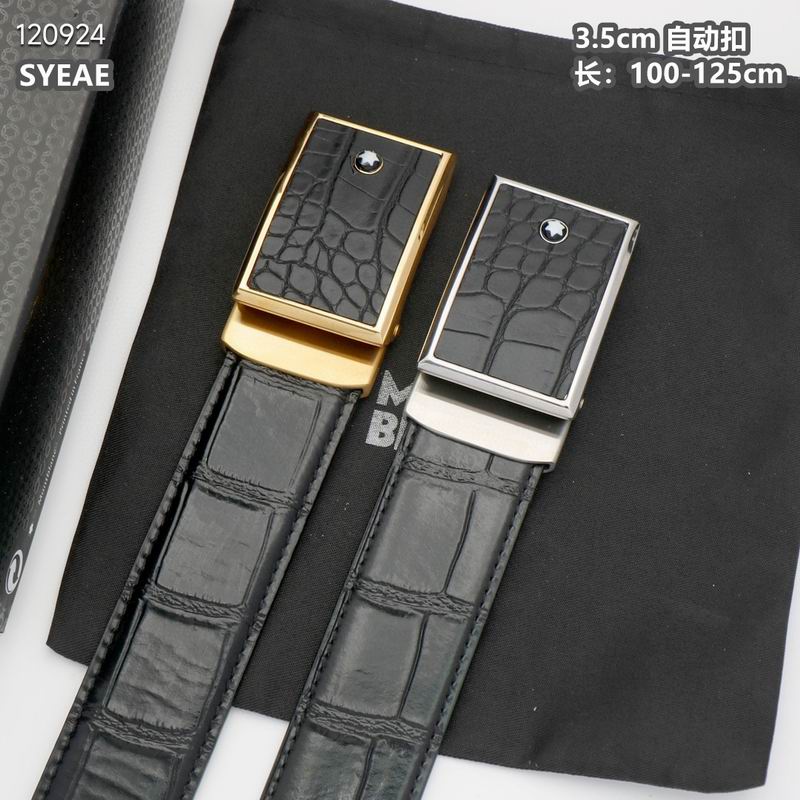 Montblanc belt 自动扣 35mmX100-125cm 8L (40)