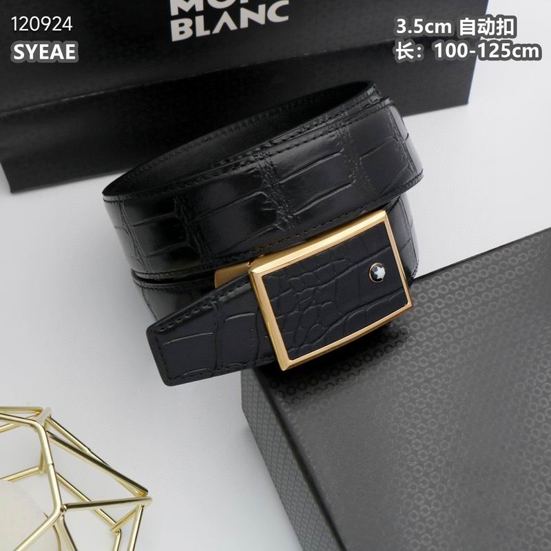 Montblanc belt 自动扣 35mmX100-125cm 8L (41)
