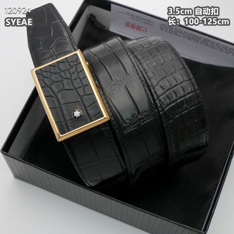 Montblanc belt 自动扣 35mmX100-125cm 8L (42)
