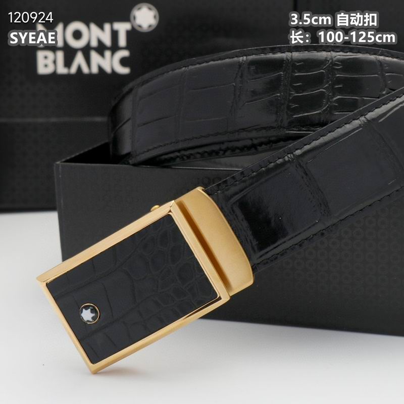Montblanc belt 自动扣 35mmX100-125cm 8L (43)