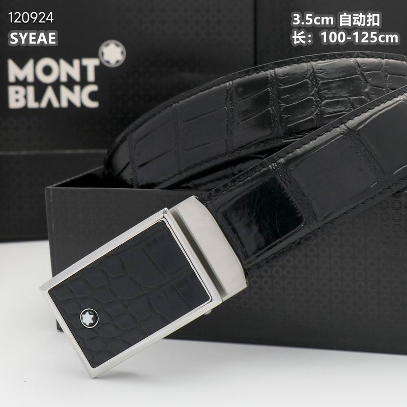 Montblanc belt 自动扣 35mmX100-125cm 8L (45)