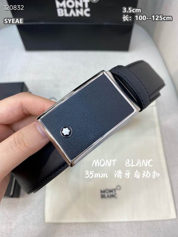 Montblanc belt 自动扣 35mmX100-125cm 8L (50)