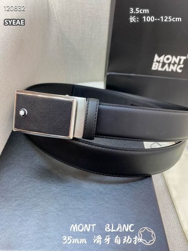 Montblanc belt 自动扣 35mmX100-125cm 8L (51)