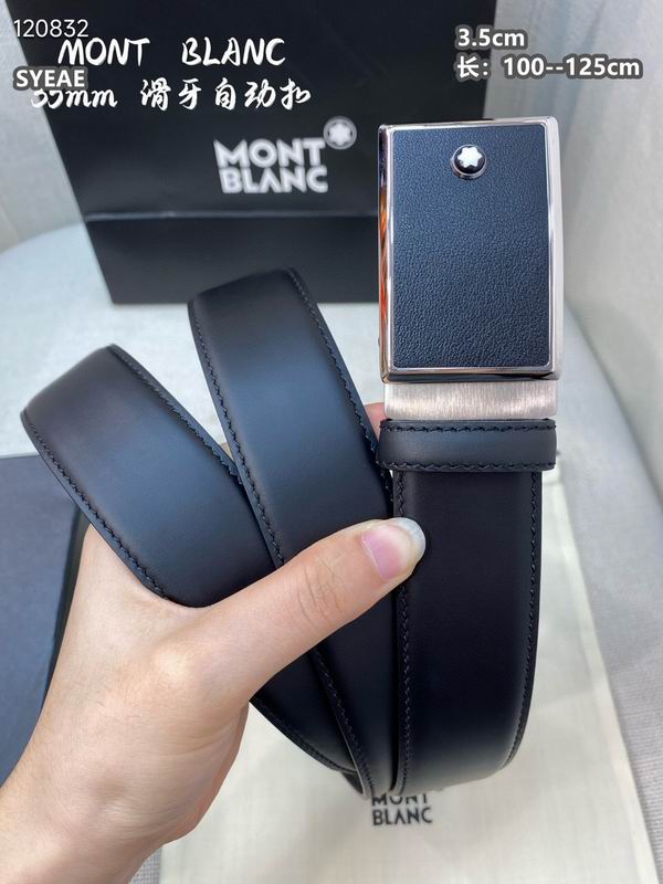 Montblanc belt 自动扣 35mmX100-125cm 8L (52)