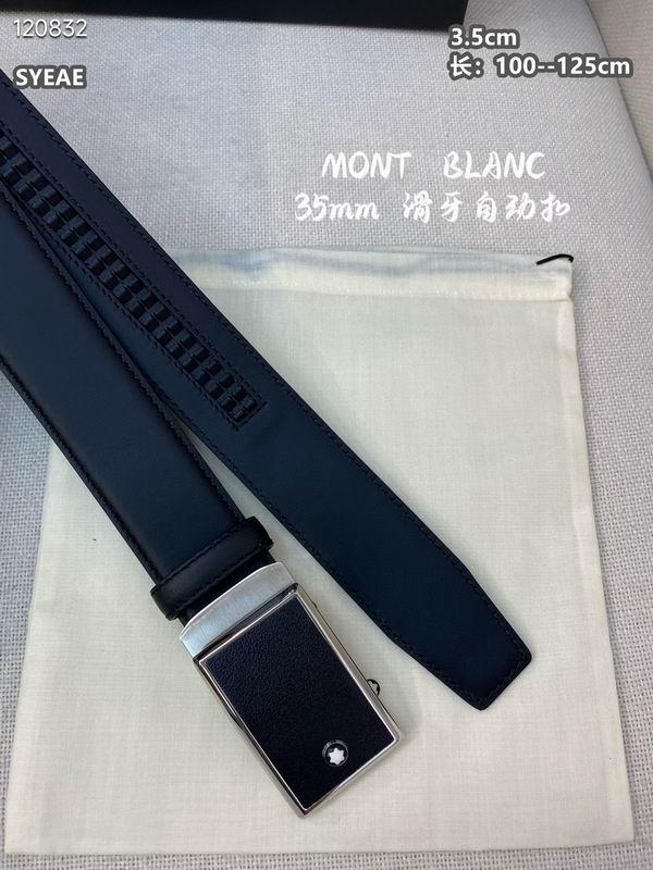 Montblanc belt 自动扣 35mmX100-125cm 8L (53)