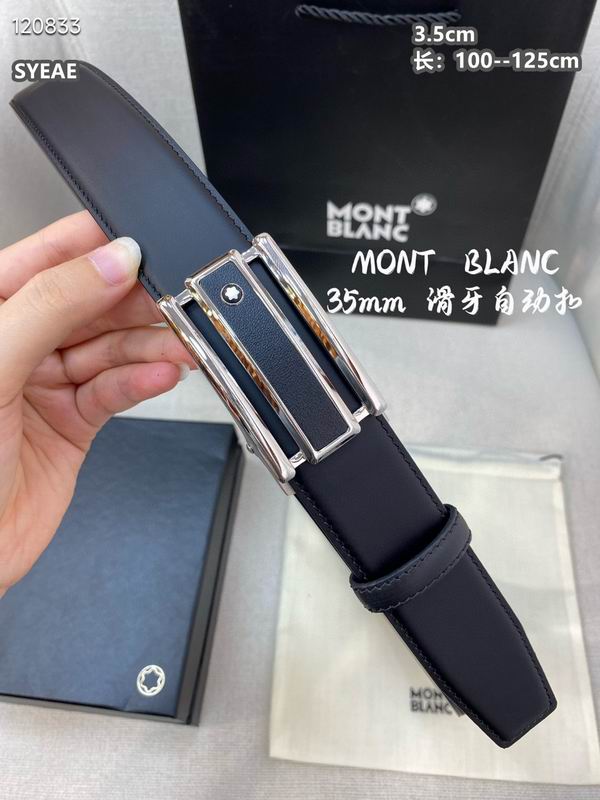 Montblanc belt 自动扣 35mmX100-125cm 8L (55)