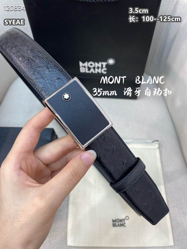 Montblanc belt 自动扣 35mmX100-125cm 8L (61)