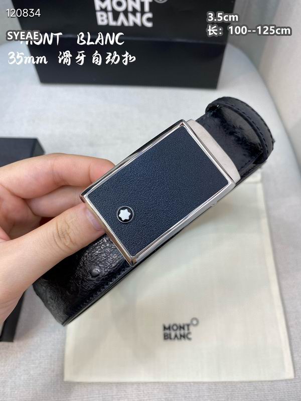 Montblanc belt 自动扣 35mmX100-125cm 8L (62)